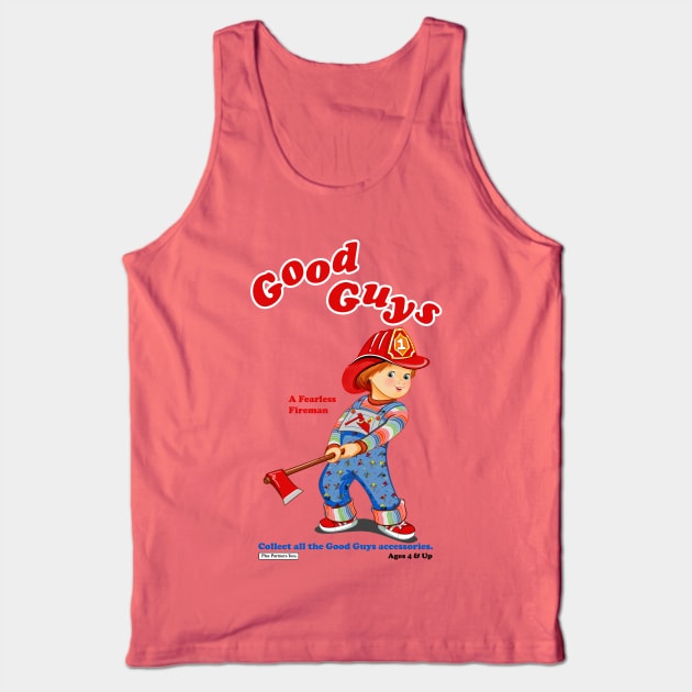 Good Guys - Fireman - Child's Play - Chucky Tank Top by Ryans_ArtPlace